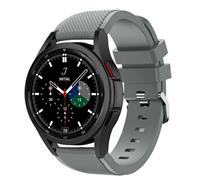 Strap-it Samsung Galaxy Watch 4 Classic 46mm siliconen bandje (grijs)