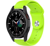 Strap-it Samsung Galaxy Watch 4 Classic sport band (lichtgroen)