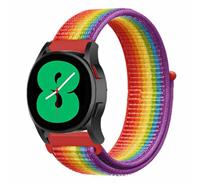 Strap-it Samsung Galaxy Watch 4 - 40mm nylon band (regenboog)