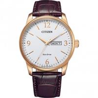 Citizen BM8553-16A Eco-Drive Herrenuhr Braun/Roségoldfarben