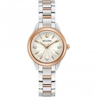 Bulova Kwartshorloge Horloge, dameshorloge, stalen armband