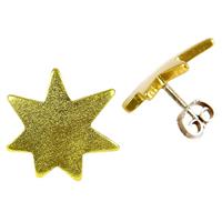 DeMarie Paar Ohrstecker »Stern eloxiertes Aluminium«, Matt/Glanz