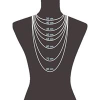 DKeniz Kette mit Anhänger »XXL Spiegel Kette in Herzform Silber 925/- Sterlin«, rhodiniert