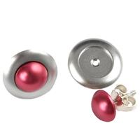 DeMarie Paar Ohrstecker »eloxiertes Aluminium«, Matt/Glanz