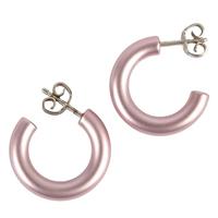 DeMarie Paar Creolen »eloxiertes Aluminium«, Matt/Glanz