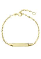 amor Identiteit Armband voor kinderen, unisex, goud 375