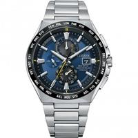 Citizen AT8234-85L Eco-Drive Solar Funkuhr für Herren Titan Blau