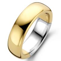 TI SENTO-Milano 12235SY Ring zilver goudkleurig 6 mm Maat 56