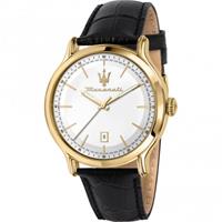 Maserati R8851118015 Herrenuhr Epoca Schwarz/Goldfarben