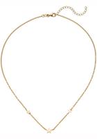 Jobo Kette mit Anhänger »3 Sterne«, 925 Silber roségold vergoldet 43 cm