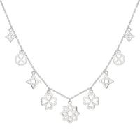 CAÏ Silberkette »925 Silber rhodiniert Anhänger«, Collier