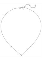Jobo Collier »Glaube Liebe Hoffnung«, 925 Silber 43 cm