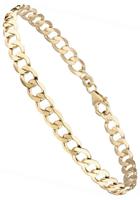 Jobo Armband, Panzerarmband 333 Gold 21 cm