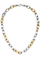 Jobo Kette ohne Anhänger, Edelstahl gelbgoldfarben beschichtet 49 cm