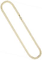 Jobo Kette ohne Anhänger, Panzerkette 333 Gold 5,7 mm 50 cm