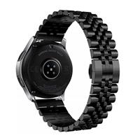 Strap-it Samsung Gear S3 Jubilee stalen band (zwart)