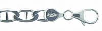 Adelia´s Silberarmband »925 Silber Stegpanzer Armband 19 cm«, 925 Sterling Silber Stegpanzerkette Silberschmuck für Damen