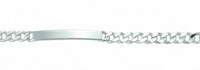 Adelia´s Silberarmband »925 Silber Flach Panzer Armband 21 cm«, 925 Sterling Silber Flach Panzerkette Silberschmuck für Damen