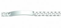 Adelia´s Silberarmband »925 Silber Flach Panzer Armband 21 cm«, 925 Sterling Silber Flach Panzerkette Silberschmuck für Damen