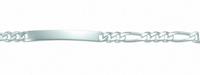 Adelia´s Silberarmband »925 Silber Figaro Armband 19 cm«, 925 Sterling Silber Figarokette Silberschmuck für Damen