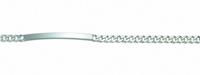 Adelia´s Silberarmband »925 Silber Flach Panzer Armband 19 cm«, 925 Sterling Silber Flach Panzerkette Silberschmuck für Damen