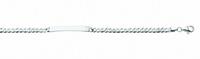 Adelia´s Silberarmband »925 Silber Flach Panzer Armband 19 cm«, 925 Sterling Silber Flach Panzerkette Silberschmuck für Damen