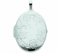 Adelia´s Anhänger Set »925 Silber Medaillon Anhänger«, 925 Sterling Silber Silberschmuck für Damen