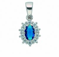 Adelia´s Kettenanhänger »925 Silber Anhänger mit Zirkonia«, Silberschmuck für Damen