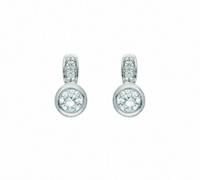 Adelia´s Paar Ohrhänger »925 Silber Ohrringe / Ohrstecker mit Zirkonia«, Silberschmuck für Damen