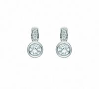 Adelia´s Paar Ohrhänger »925 Silber Ohrringe / Ohrstecker mit Zirkonia«, Silberschmuck für Damen