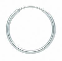 Adelia´s Paar Ohrhänger »925 Silber Ohrringe / Creolen Ø 11 mm«, 925 Sterling Silber Silberschmuck für Damen