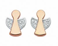 Adelia´s Paar Ohrhänger »925 Silber Ohrringe / Ohrstecker mit Zirkonia«, 925 Sterling Silber Silberschmuck für Damen