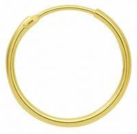 Adelia´s Paar Ohrhänger »333 Gold Ohrringe / Creolen Ø 13 mm«, 333 Gold Goldschmuck für Damen