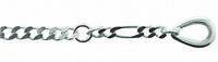 Adelia´s Fußkette »925 Silber Figaro Fußkettchen 25 cm«, 925 Sterling Silber Figarokette Silberschmuck für Damen