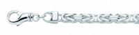 Adelia´s Silberarmband »925 Silber Königskette Armband 21 cm«, 925 Sterling Silber Königskette Silberschmuck für Damen