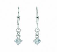Adelia´s Paar Ohrhänger »333 Weißgold Ohrringe / Ohrhänger Herz mit Zirkonia«, Goldschmuck für Damen