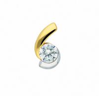 Adelia´s Anhänger Set »333 Gold Anhänger mit Zirkonia«, 333 Gold Goldschmuck für Damen