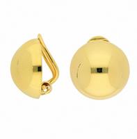 Adelia´s Paar Ohrhänger »333 Gold Ohrringe / Ohrclips Ø 14 mm«, 333 Gold Goldschmuck für Damen