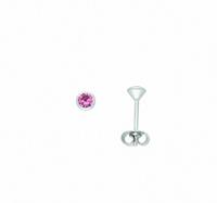 Adelia´s Paar Ohrhänger »925 Silber Ohrringe / Ohrstecker mit Zirkonia Ø 3 mm«, 925 Sterling Silber Silberschmuck für Damen
