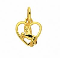 Adelia´s Anhänger Set »333 Gold Anhänger Herz«, 333 Gold Goldschmuck für Damen