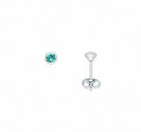 Adelia´s Paar Ohrhänger »925 Silber Ohrringe / Ohrstecker mit Zirkonia Ø 3 mm«, 925 Sterling Silber Silberschmuck für Damen