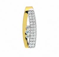 Adelia´s Anhänger Set »333 Gold Anhänger mit Zirkonia«, 333 Gold Goldschmuck für Damen
