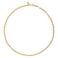 CAÏ Choker »925 Silber vergoldet Choker Kaffeebohnenkette«, Collier