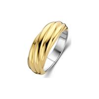 TI SENTO-Milano 12239SY Ring zilver goudkleurig Maat 52