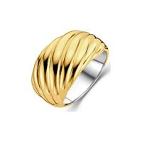 TI SENTO-Milano 12238SY Ring zilver goudkleurig Maat 52