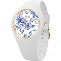 ice-watch Quarzuhr »ICE blue - White porcelain - Medium - 3H, 19227«