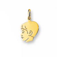 Quickjewels Huiscollectie Goud Gouden kinderkopje jongen 4005857