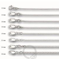 Quickjewels Huiscollectie Zilver Zilveren gourmet ketting 1001995