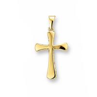 Quickjewels Huiscollectie Goud Gouden kruisje hanger 4005239