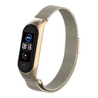 Strap-it Xiaomi Mi band 6 Milanese band (retro goud)